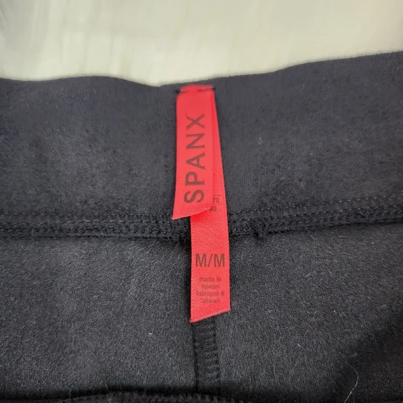 Spanx Black Velvet Leggings